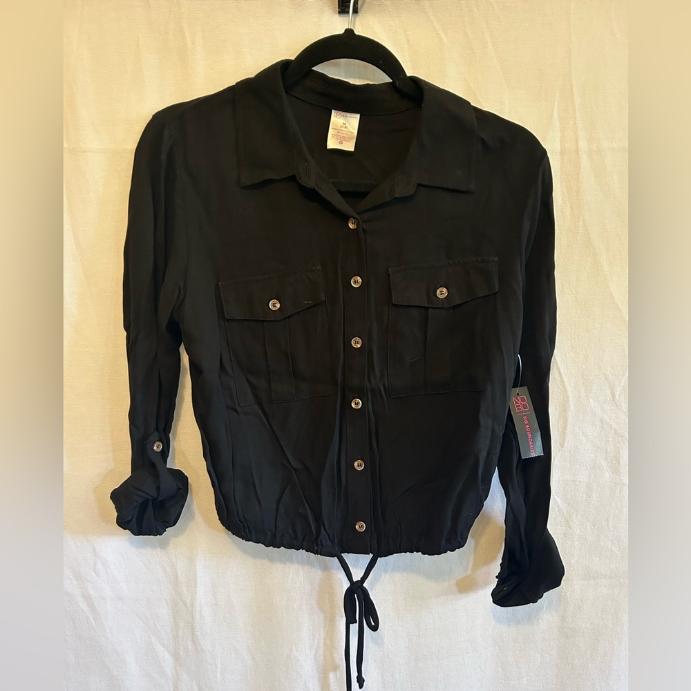 No Boundaries Button Blouse